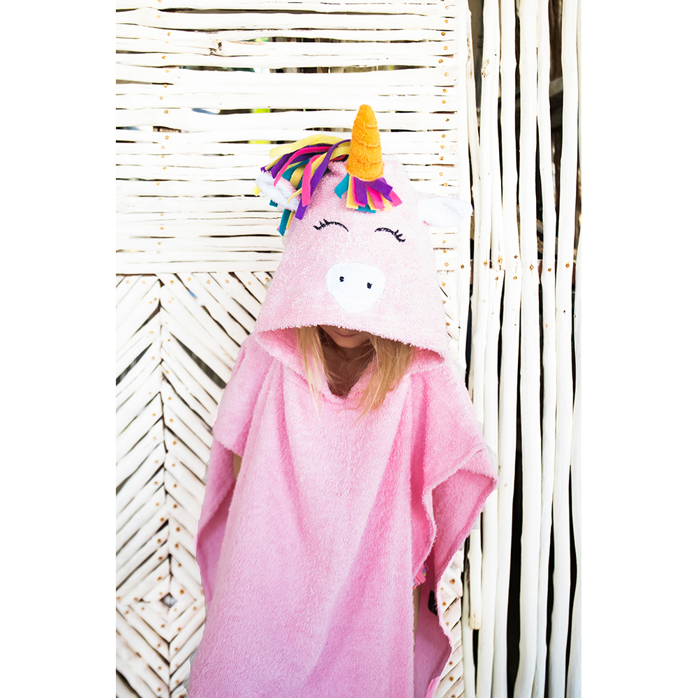 unicorn towel poncho