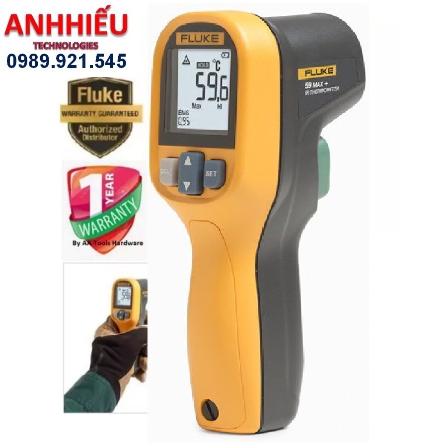 [FLUKE 59MAX] súng đo nhiệt độ hồng ngoại Fluke 59max