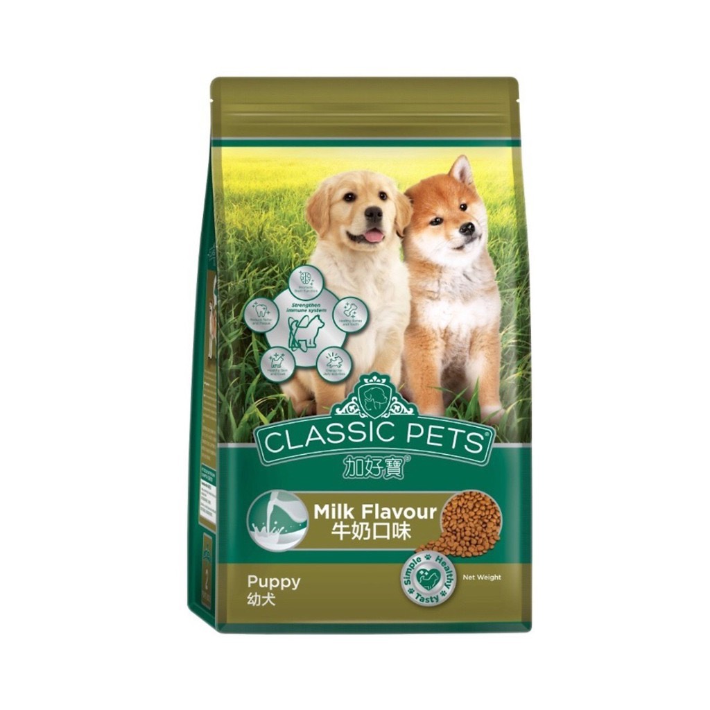 THỨC ĂN HẠT CHO CHÓ CON VÀ CHÓ LỚN CLASSIC PET 400G