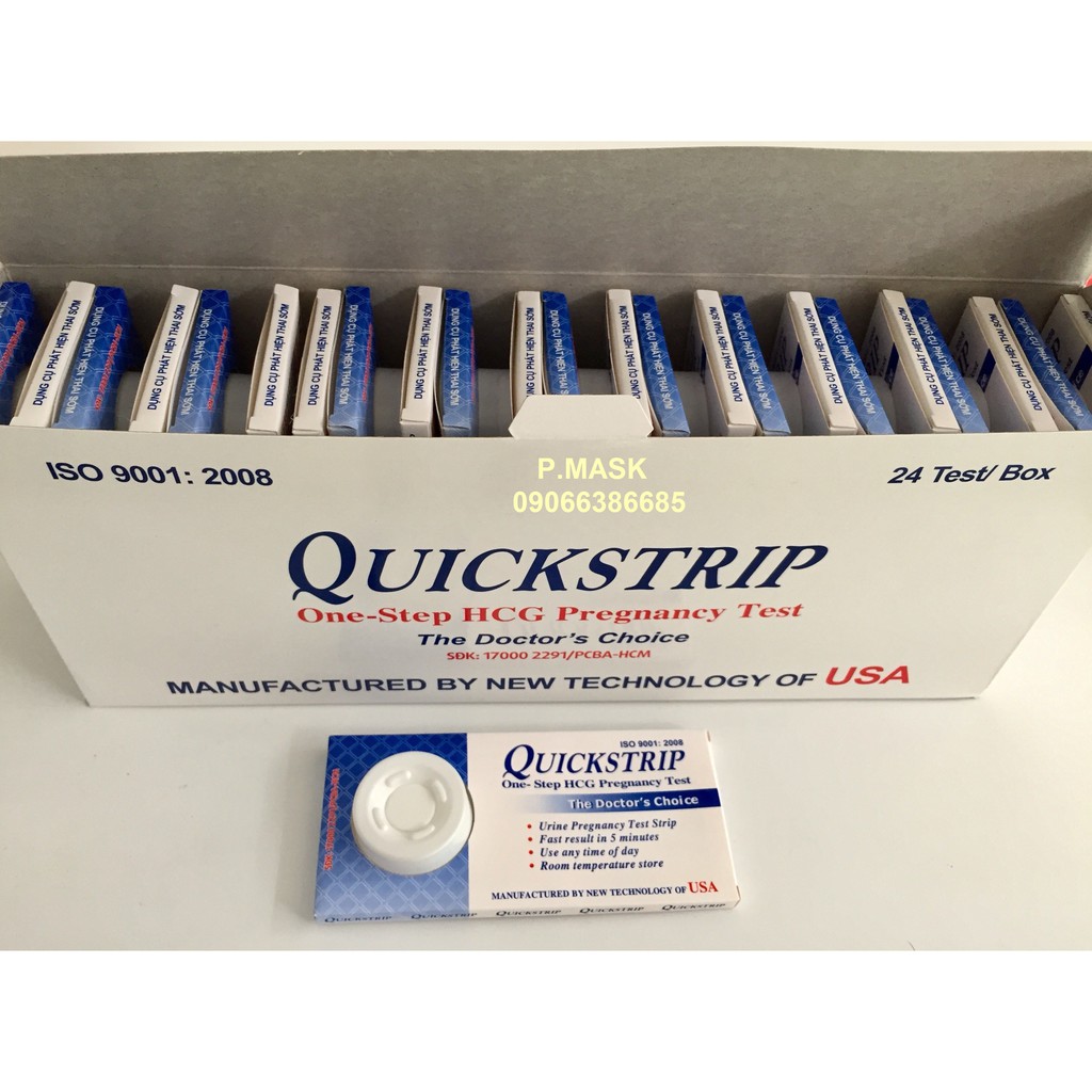 Que Thử Thai Quickstrip Hộp 24 Que