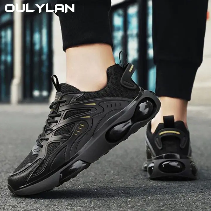 Oulylan Men Casual Sneakers Mesh Breathable Shoes Black Shoes Male Running Trainers Man Sports Shoes Lightweight Shoes
