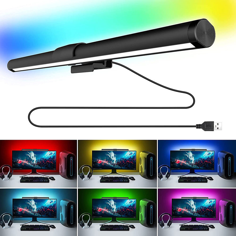 Wiscolor RGB Led Bar Screen Hanging Lighting USB Dimmable Atmosphere ...