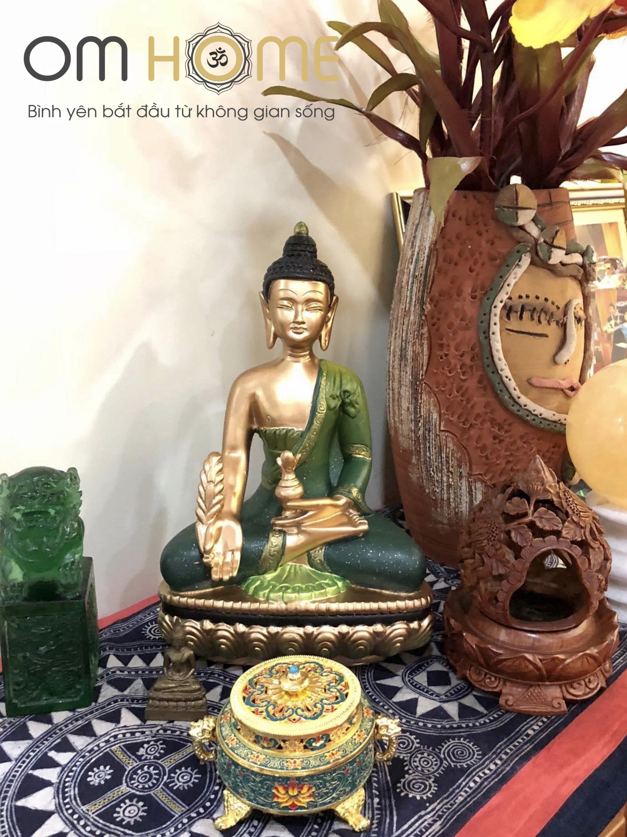 Tượng Phật Dược Sư Om Home