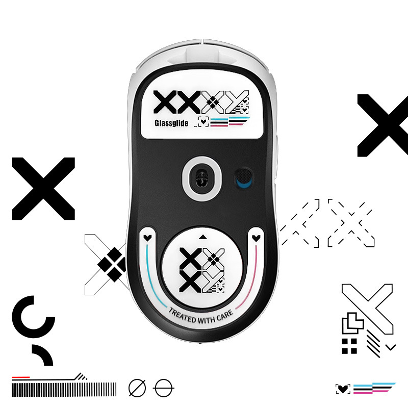 Mouse Glide Skates For Logitech G Pro X Superlight 2 Wireless Gaming Glass Mouse Anti Slip Feet Stickers Taotai. 