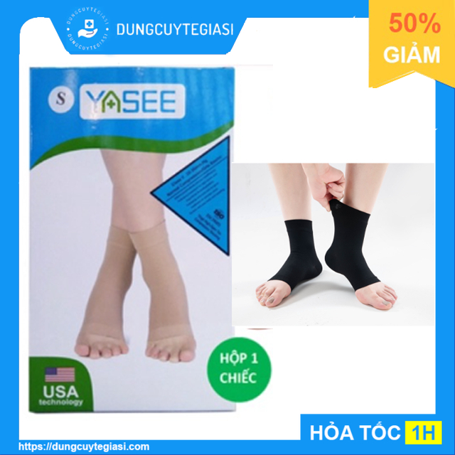Vớ y khoa bàn chân, gót chân yasee - tất suy giãn tĩnh mạch