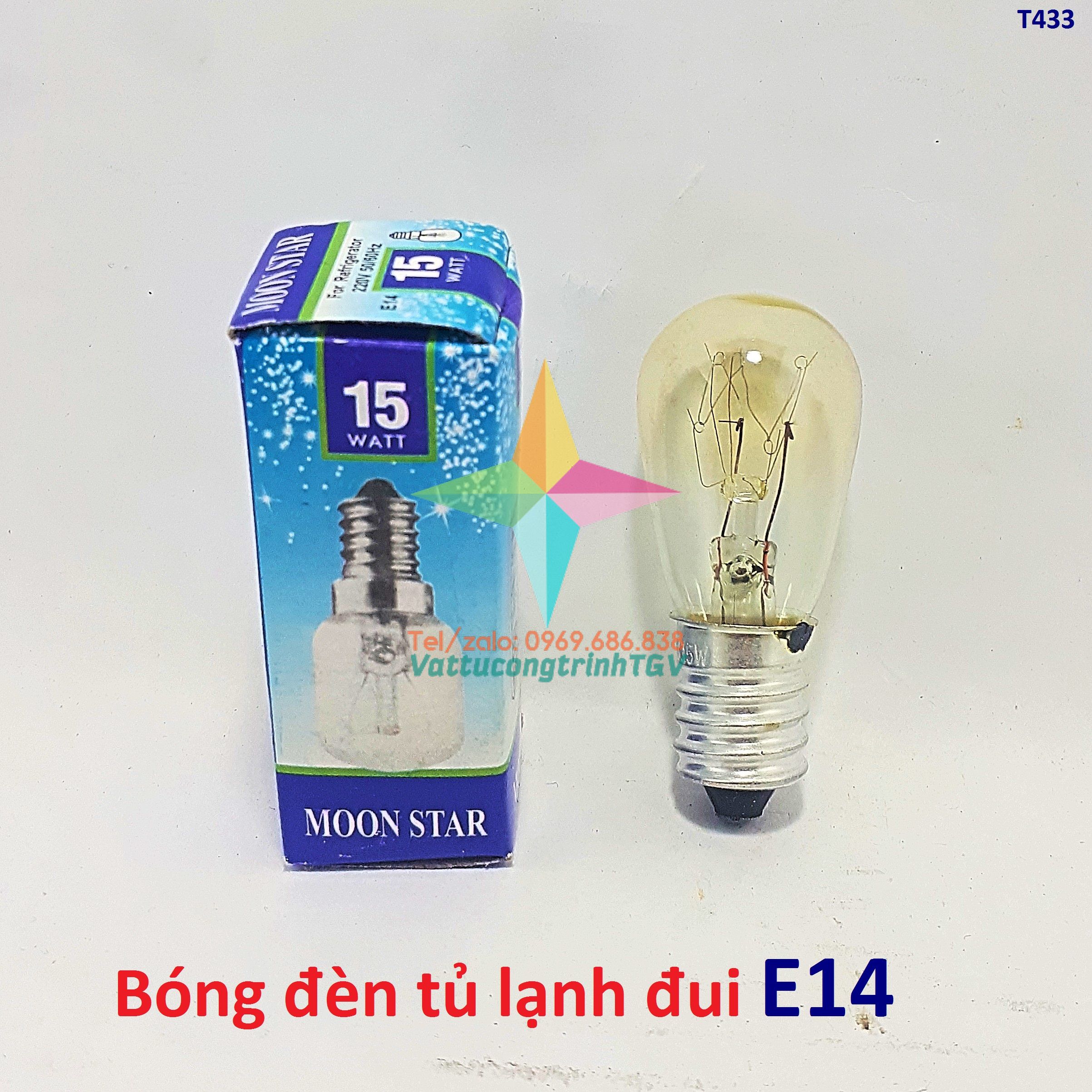 Bóng đèn tủ lạnh đui E14