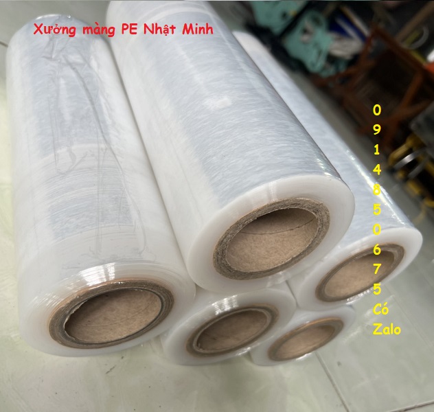 COMBO 5 cuộn màng PE quấn 25cm 1kg