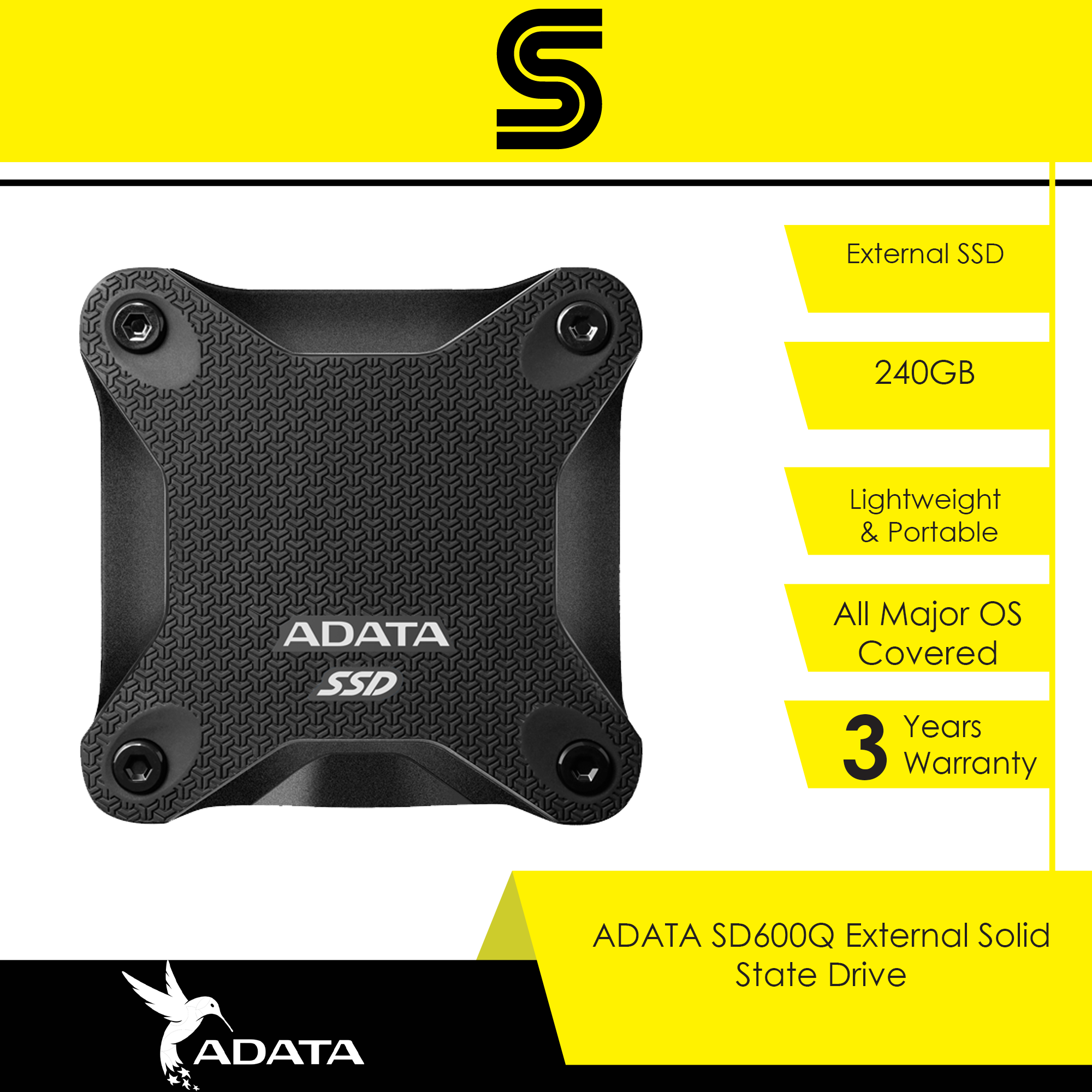 240gb Ssd External Adata ADATA SD600Q SSD 240 GB Overview, Specs