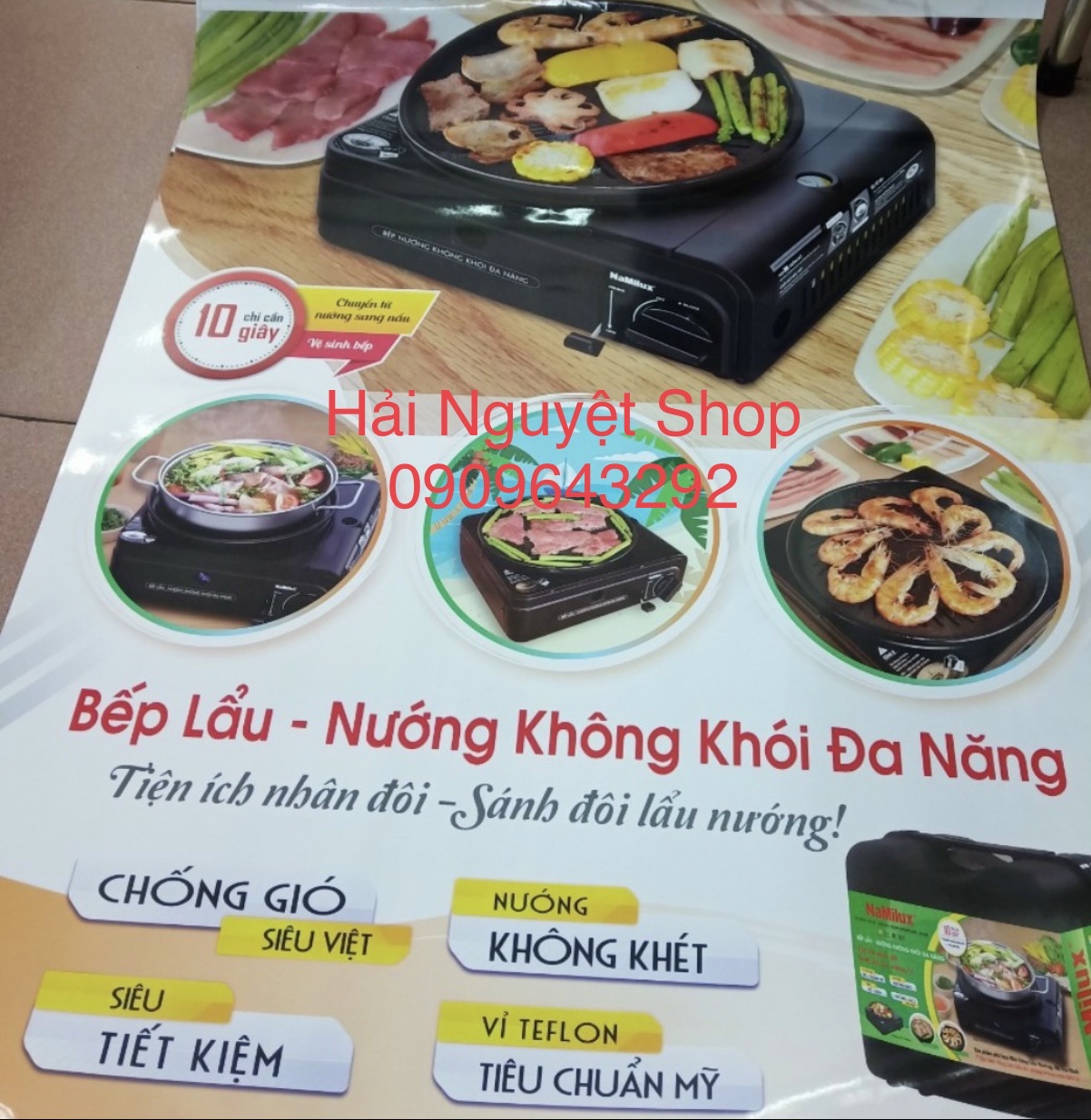 Bếp gas nướng Namilux