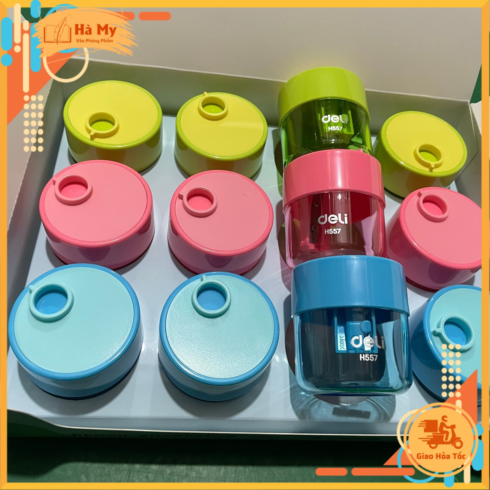 Gọt bút chì mini hình tròn Deli EH557