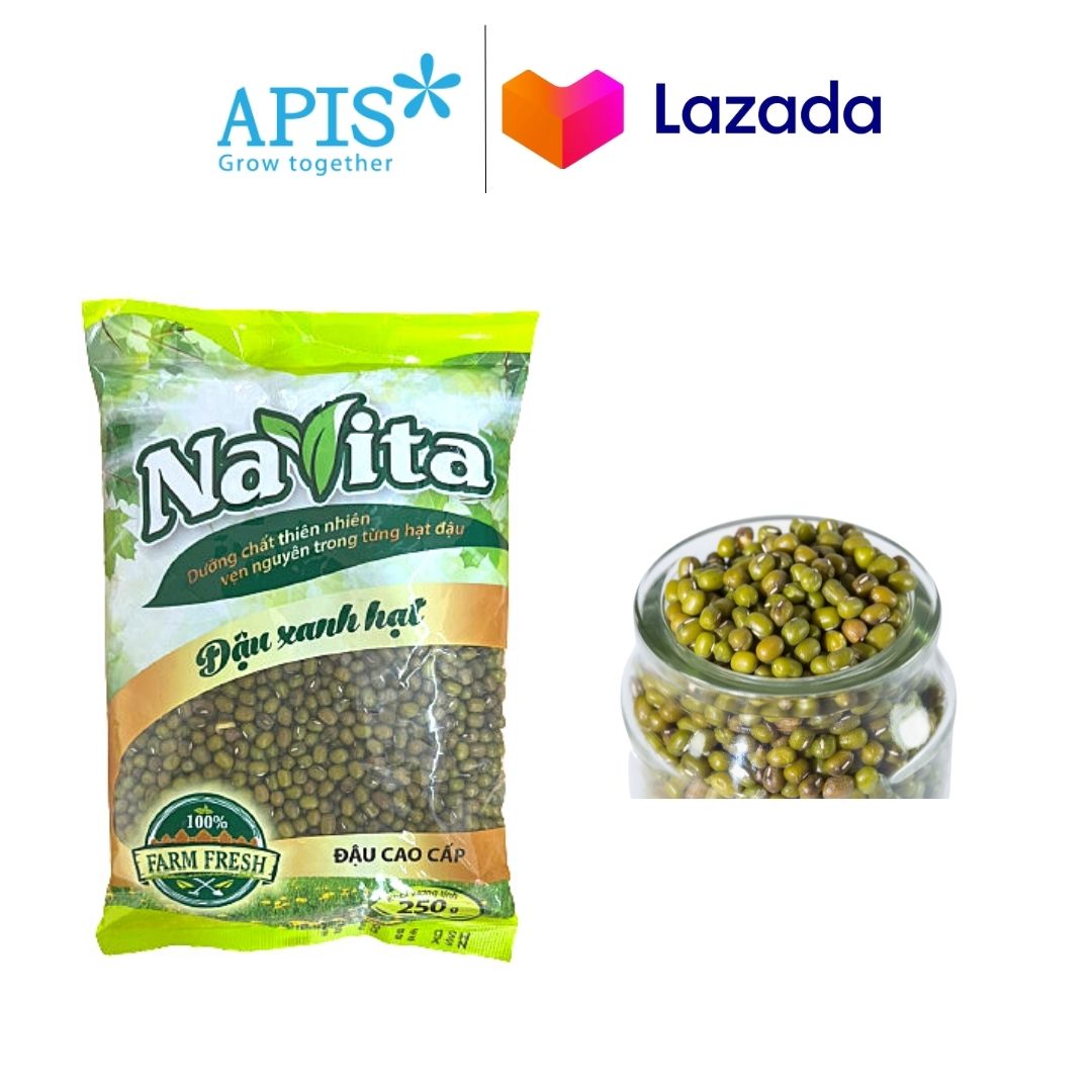 1 gói naita 250g - đậu xanh hạt cao cấp bao bì naita