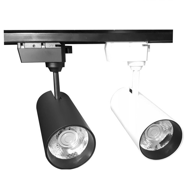 ĐÈN PHA RAY COB 20W ỐNG DÀI VỎ ĐEN / TRẮNG