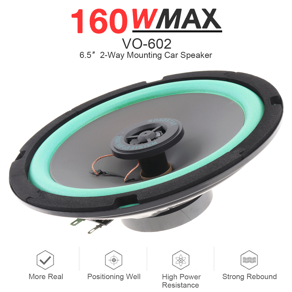 1pcs 4 /5 /6.5 Inch Car Speakers Universal HiFi Coaxial Suoofer Car Audio Music Stereo Full Range Speakers for Car Auto Speaker