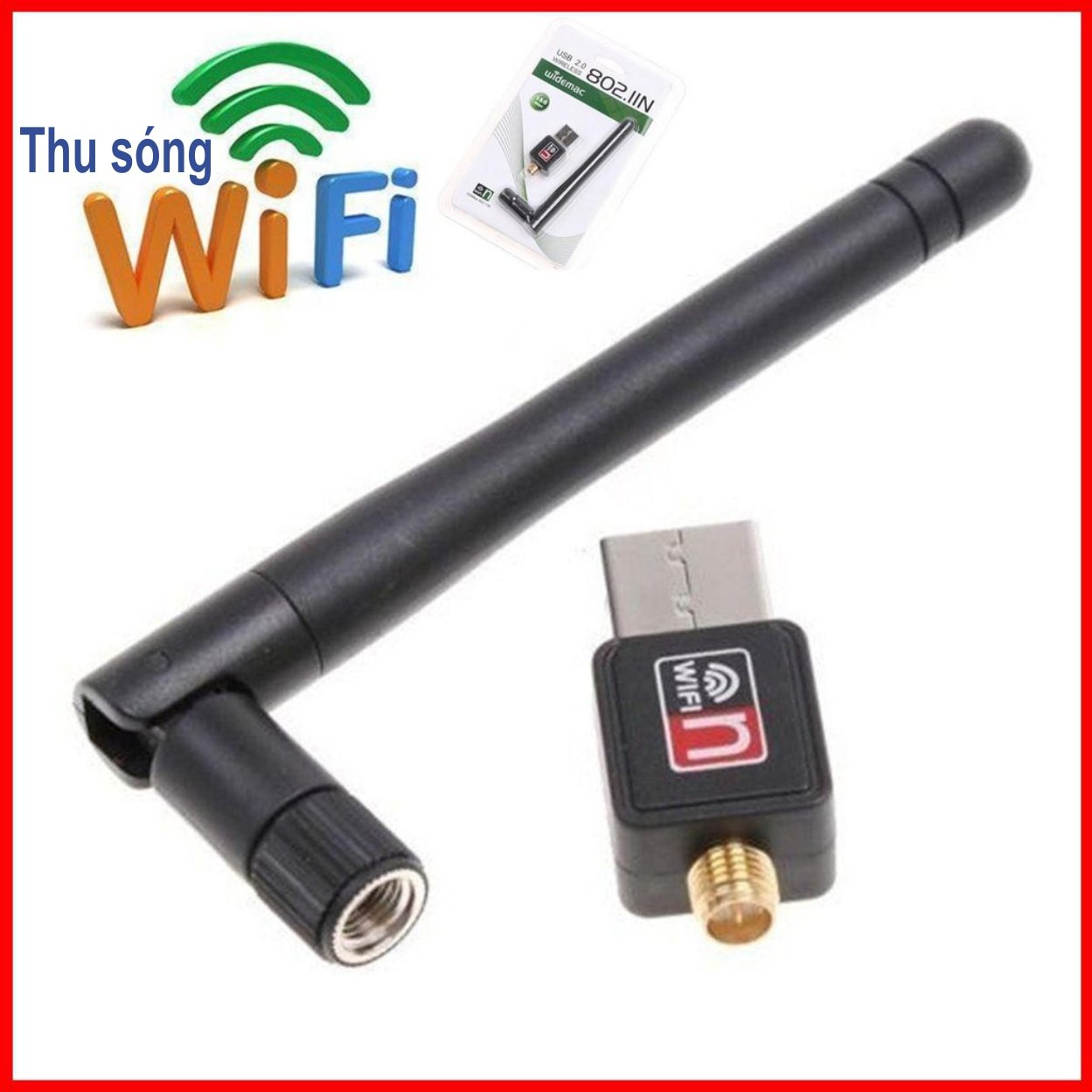 [Thiết bị mạng] USB THU SÓNG WIFI USB 2.0 802.IIN – 869