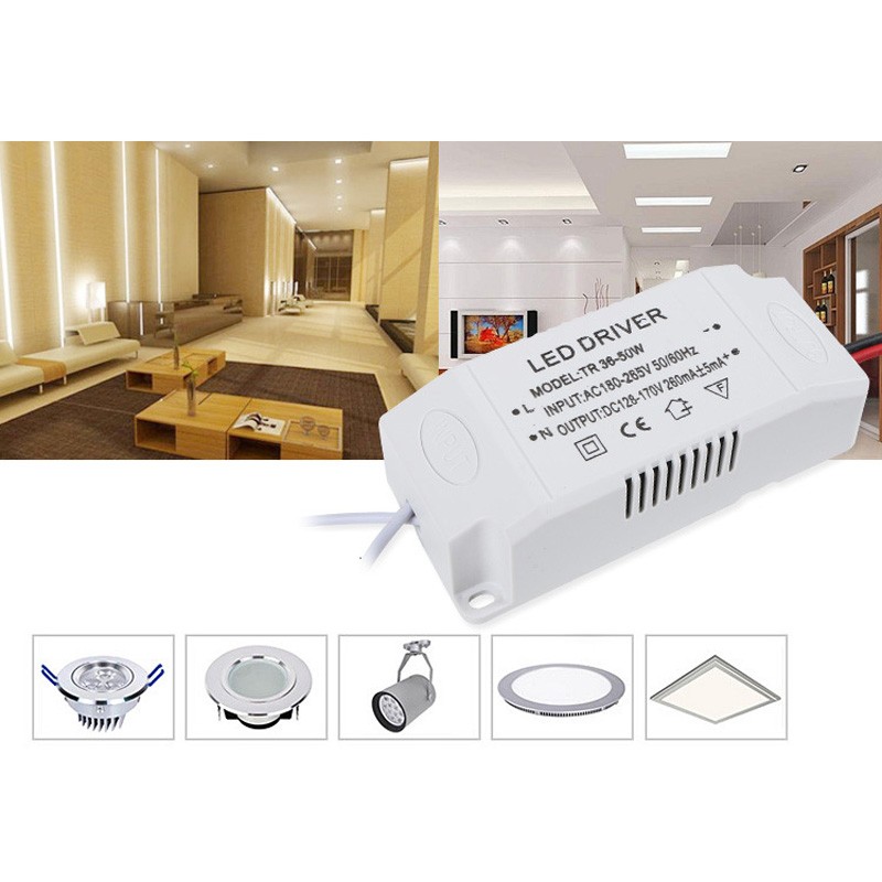 Transformer LED Driver External Power Supply Current 12-50W Controlled 【Free Shipping】