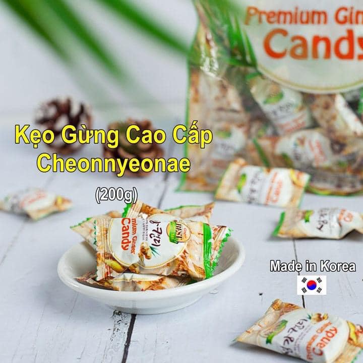 Kẹo Gừng Cao Cấp Cheonnyeonae Hàn Quốc Premium Ginger Candy