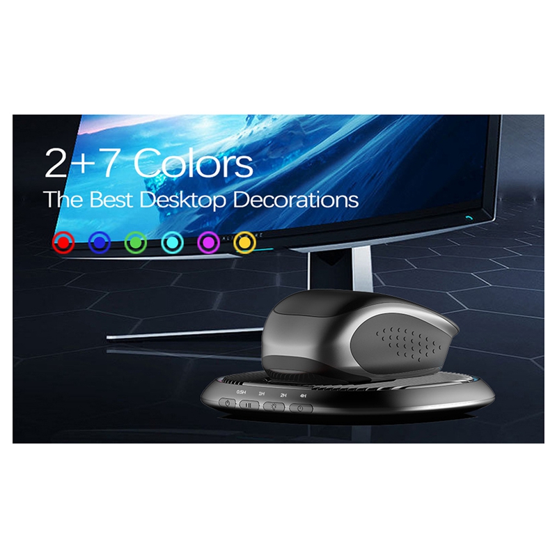Mouse Movement Simulator Timer Mouse Jiggler Mouse Mover Driver Free with 7 RGB Lights Mouse Movement Simulation