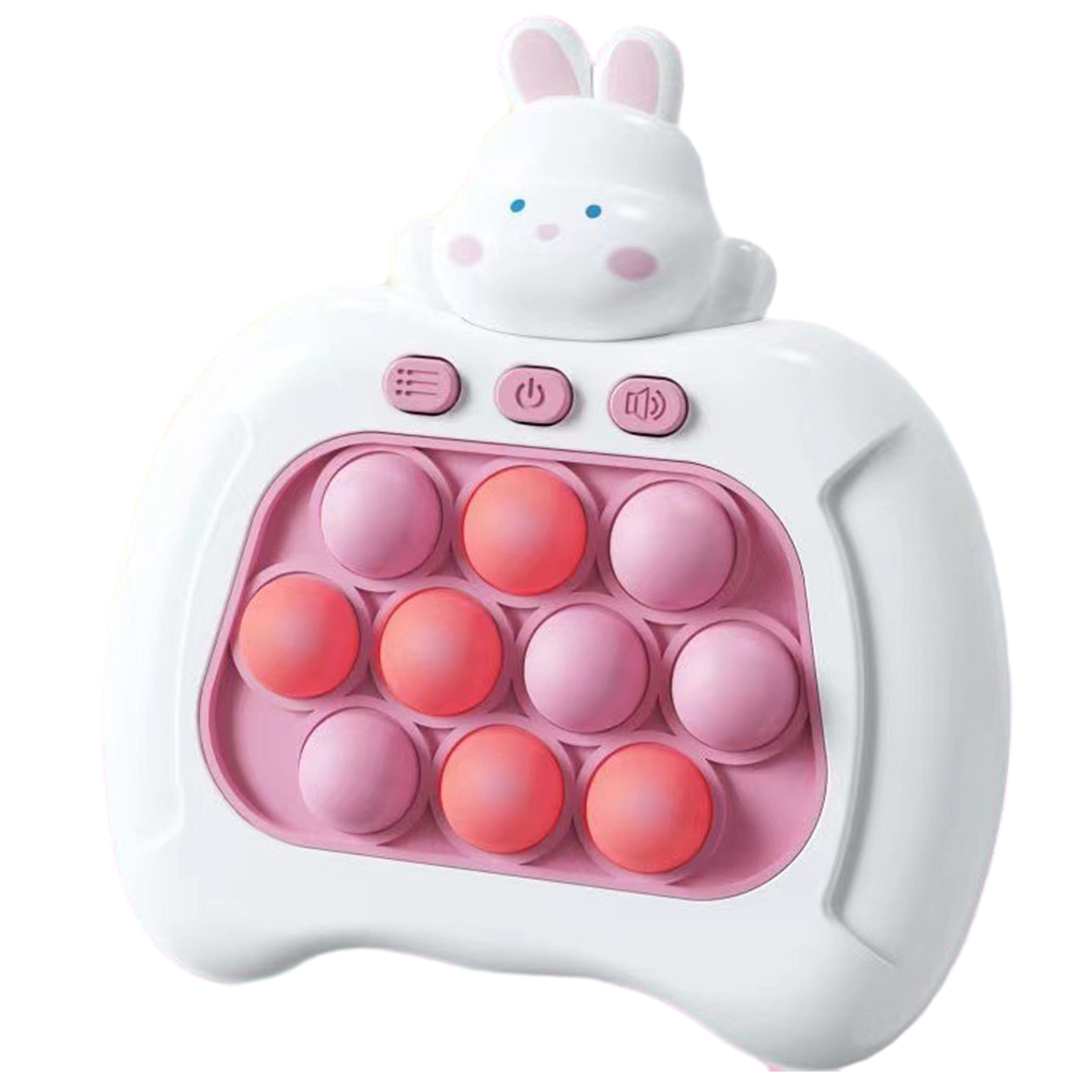 Microgood Kids Push Bubble Game Console with 4 Modes Handheld Whack-a-mole Toy Interesting Reaction Training Challenge Games Kill Time Stress Relief Toy Birthday Gift for Boys Girls