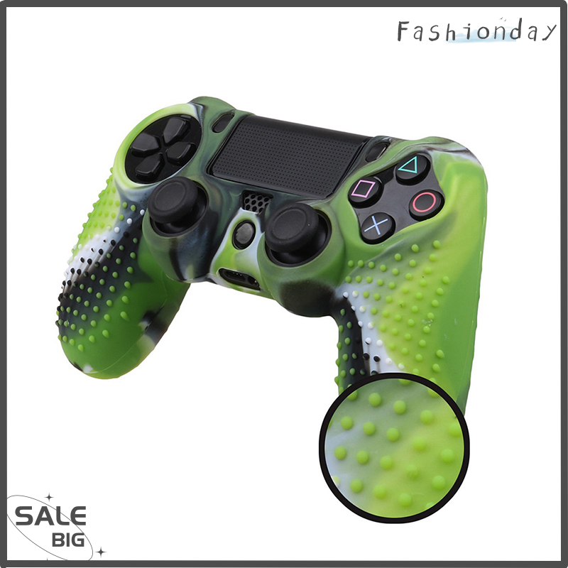FD Legend Flash Sale Camouflage Silicone Rubber Skin Grip Cover Case for PlayStation 4 PS4 Controller