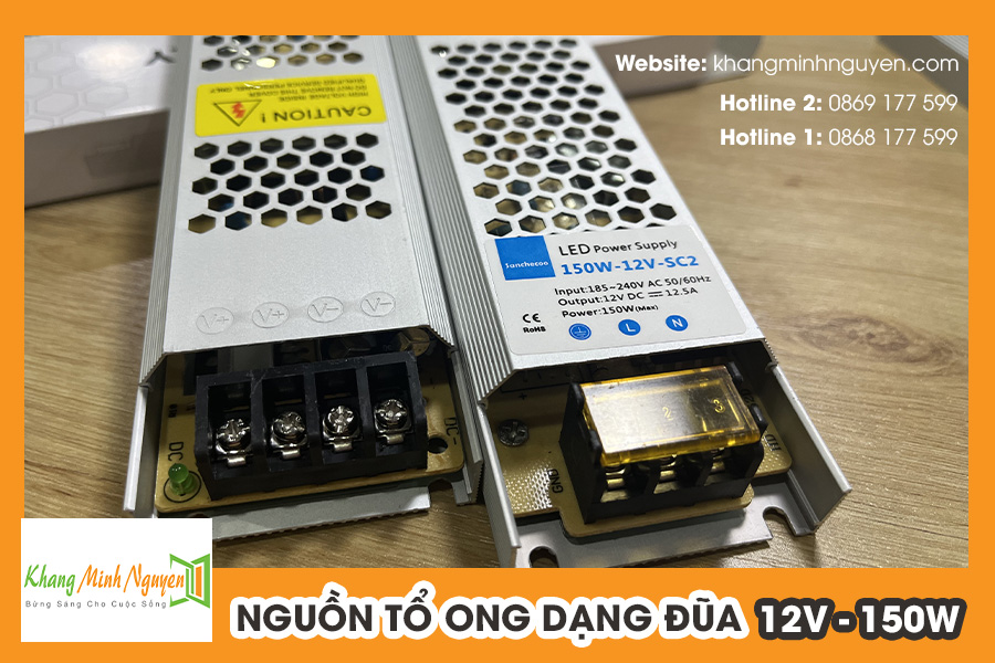 Nguồn tổ ong 12V 12,5A 150W