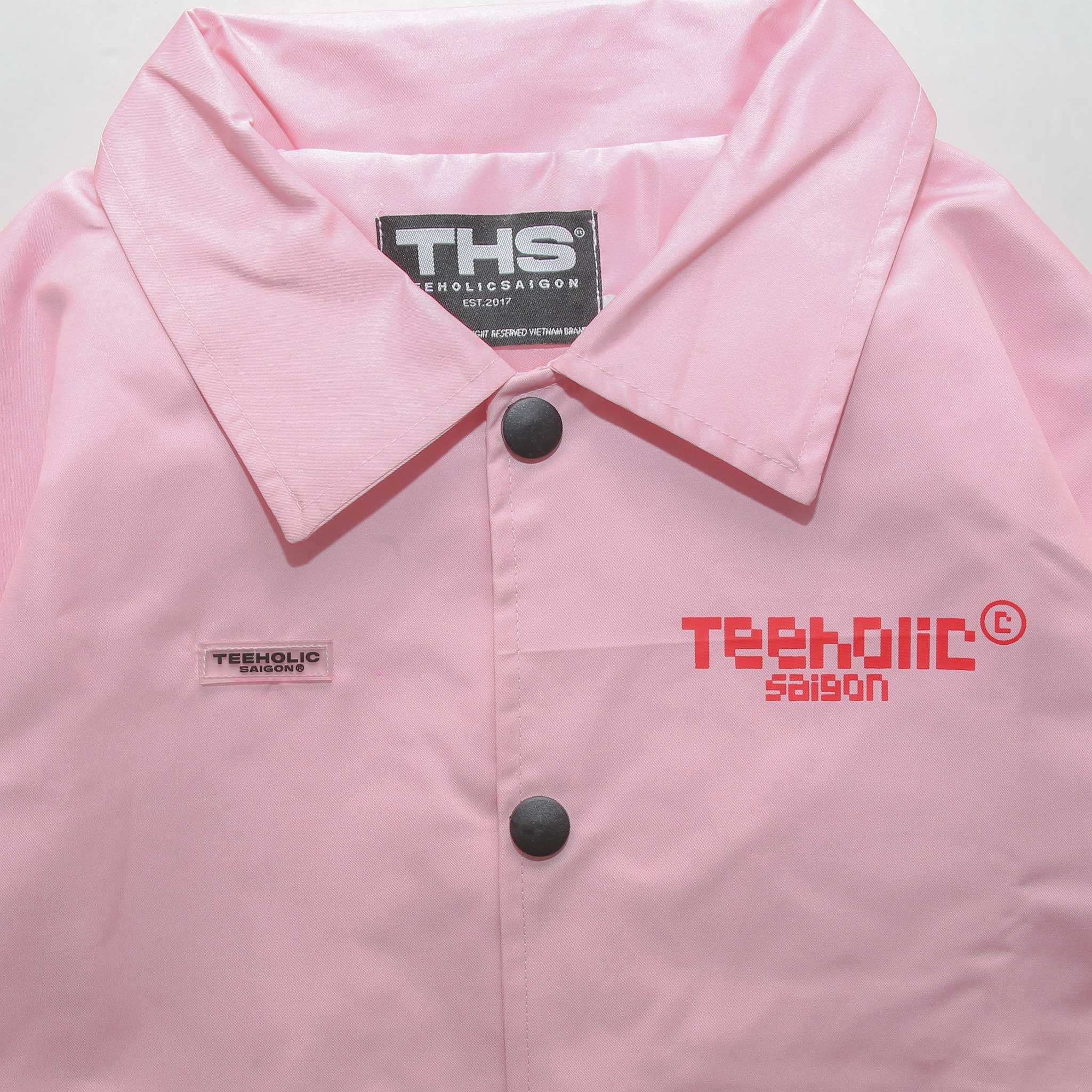 Áo Khoác Jacket TeeHolic Pixel Màu Hồng
