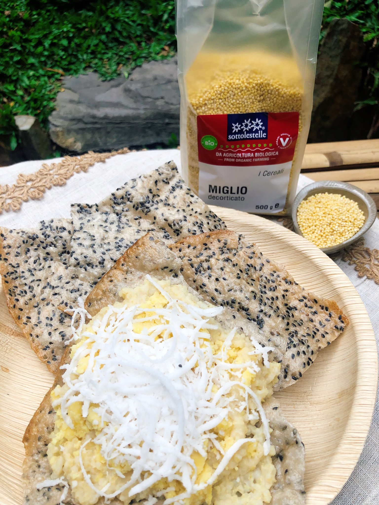 Hạt kê hữu cơ đã bóc vỏ Sottolestelle 500g