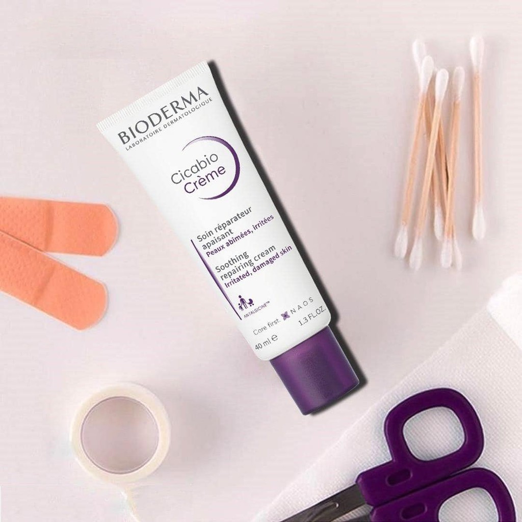 Kem Dưỡng Phục Hồi Bioderma Cream Tím