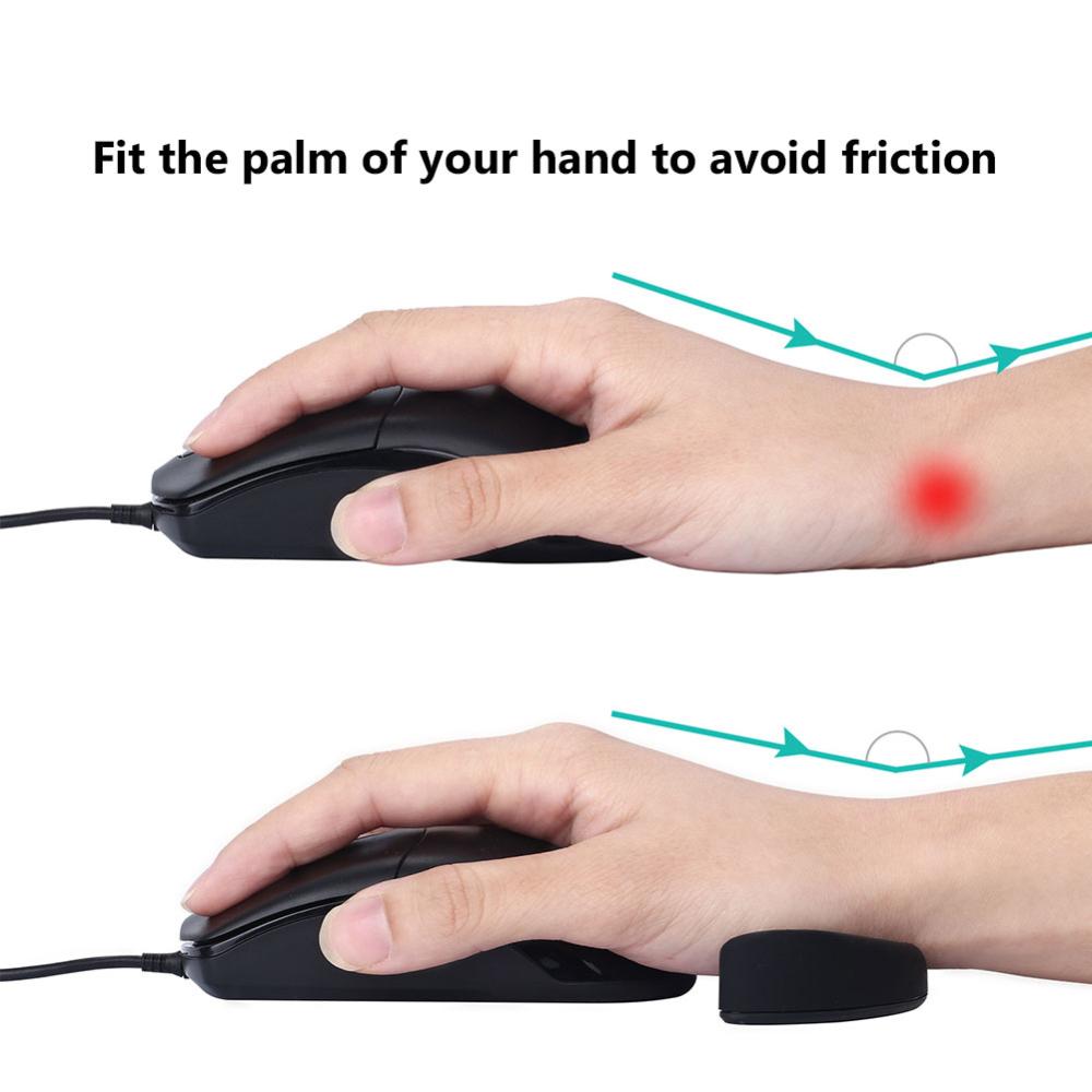 Mouse Pad Soft Silicone Hand Wrist Rest Mouse Mat Ergonomic for Game PC Computer