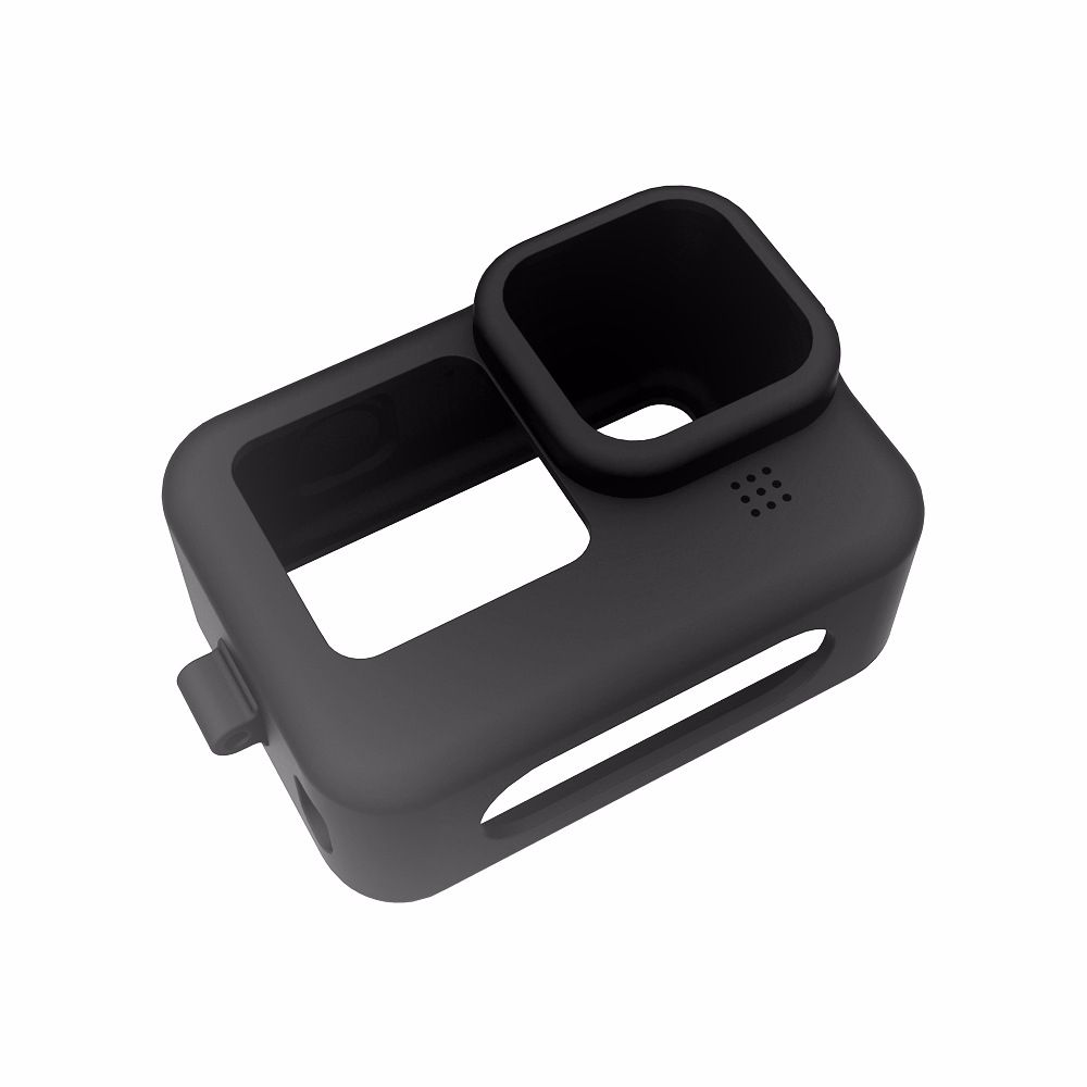 HSFJHSS Dustproof Shell Shockproof Rubber Silicone Housing Protective Case Protective Cover For gopro hero 9 Camera Lens Protect Cover Action Camera Shell Camera Case