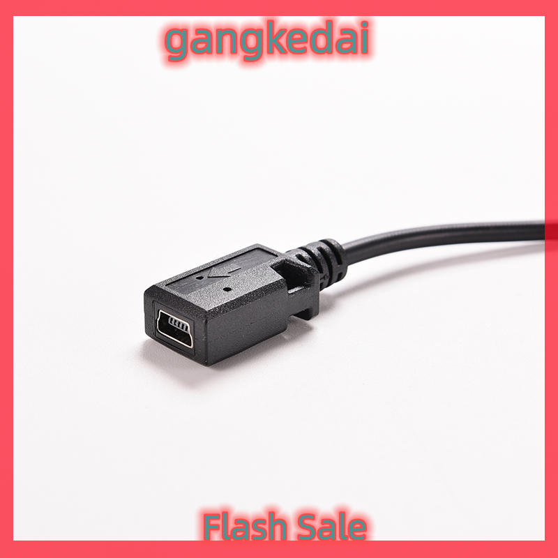 Gangke micro usb nam để mini usb nữ dữ liệu sync phí adapter cáp