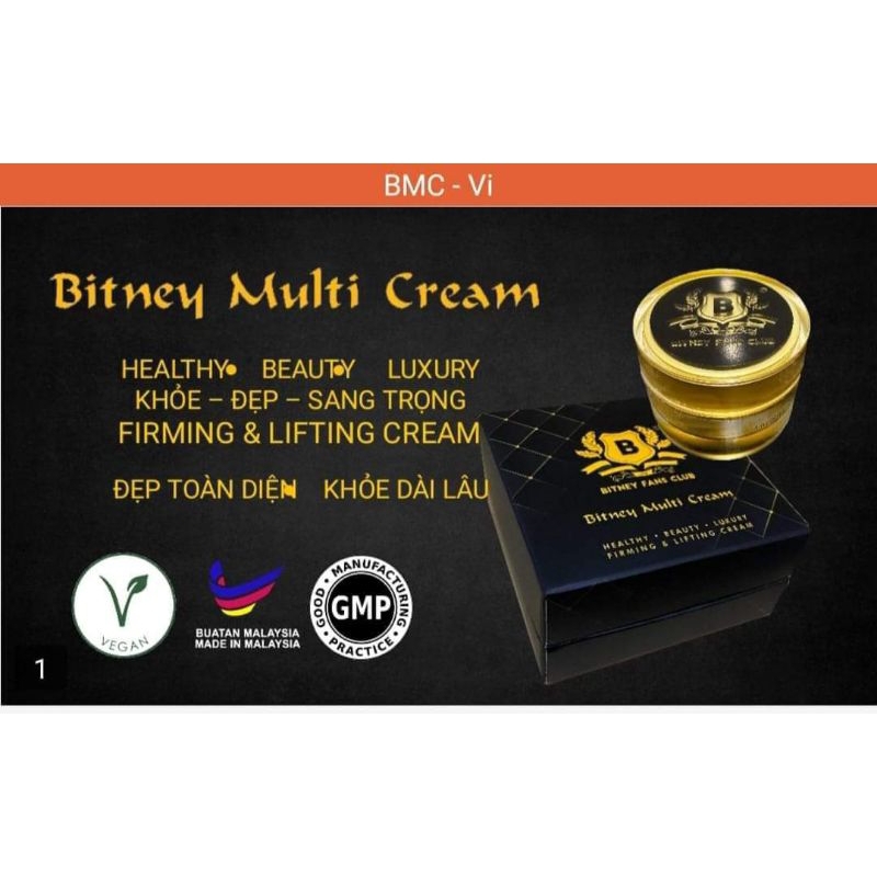 COMBO 2 HỘP KEM BITNEY MULTI CREAM - Kem Đa Chức Năng.