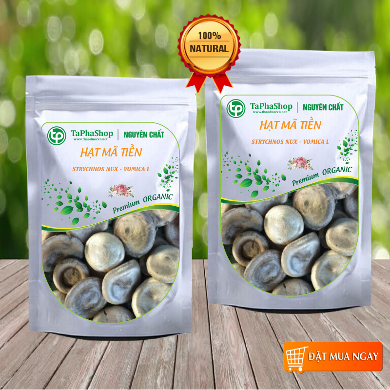 Hạt mã tiền khô 100g - tấn phát