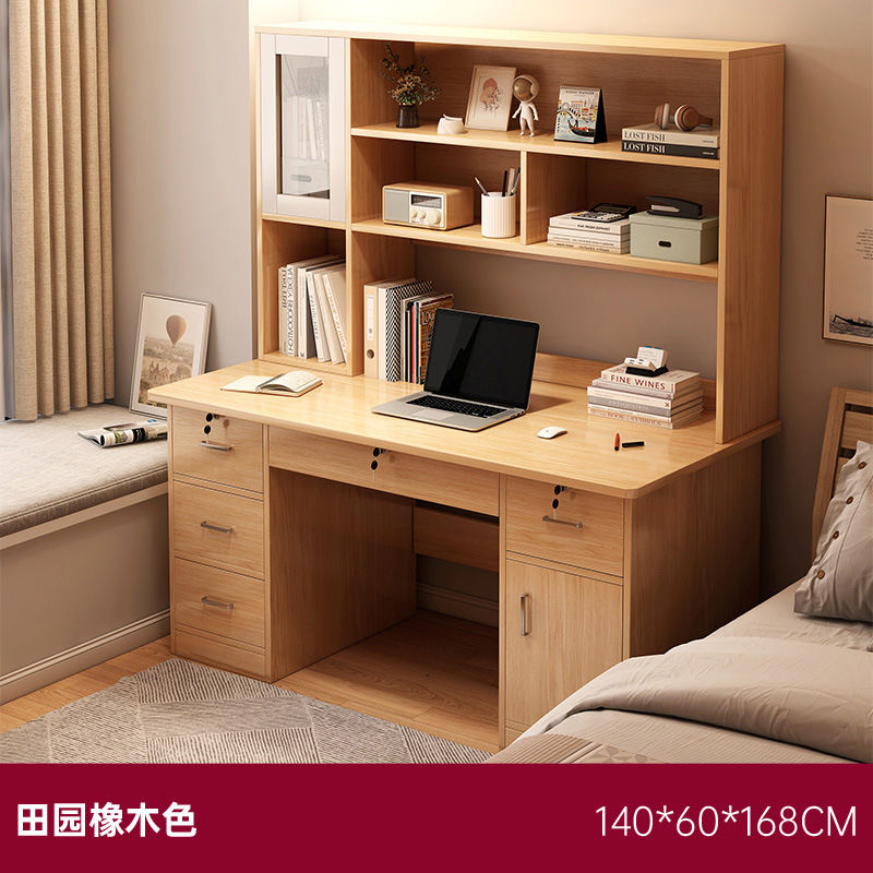 Desk Bookshelf Integrated Desk Computer Desk Desktop Home Desk Student