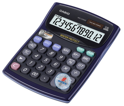 (1 Cái) Máy Tính Casio Cao Cấp WD-220MS