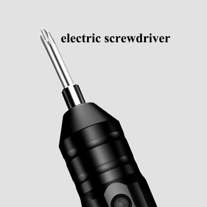 ERMO Máy vặn vít mini cầm tay 2 chiều dùng pin sạc sửa laptop máy tính Bộ tuốc nơ vít điện 4.2V pin tuốc nơ vít mini gấp USB tuốc nơ vít sạc lithium