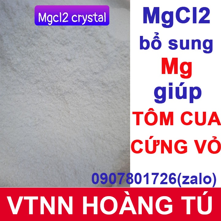 (Bao 25kg - 6,3/kg) Khoáng Magie Clorua - MgCl2 6H2O - gói 3kg