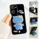 TA for Vivo Y03 Y18 Y18E Y28S 5G Back Cover Back Cover Hello Kitty Mirror Folding Bracket Luxury Plating Case Soft Silicone Square Phone Case for Girls. 
