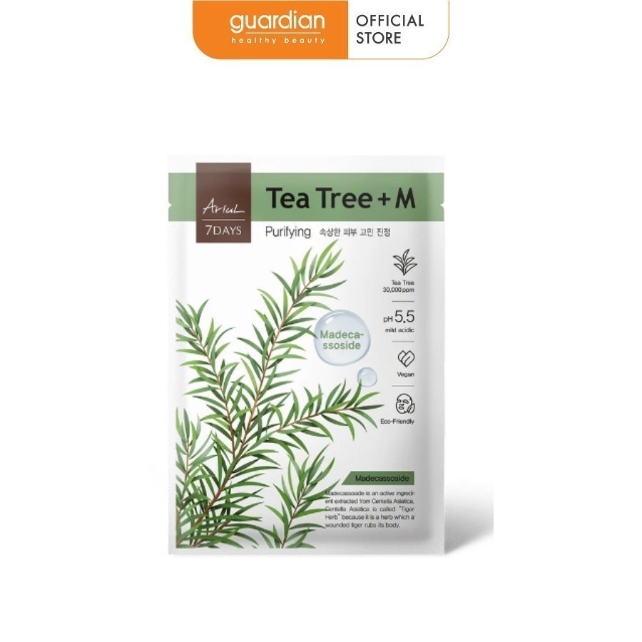 Mặt nạ 7 days tràm trà + madecassoside ariul 23ml