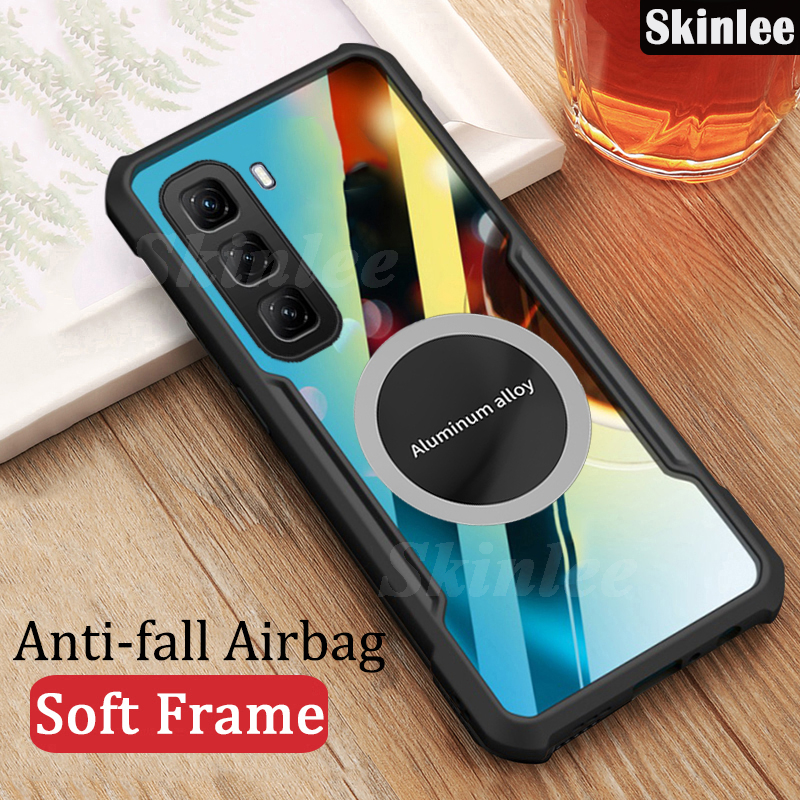 Phone%20case%20For%20infinix%20Hot%2050%20/%2050%20Pro%20/%2050%20Pro%20Plus%20Back%20cover%20Hard%20Phone%20Case%20Clear%20Transparent%20Shockproof%20with%20Car%20Navigation%20Holder%20Ring%20For%20infinix%20Hot%2050%20Pro+%20Cover%20cases%20-%20Image%202