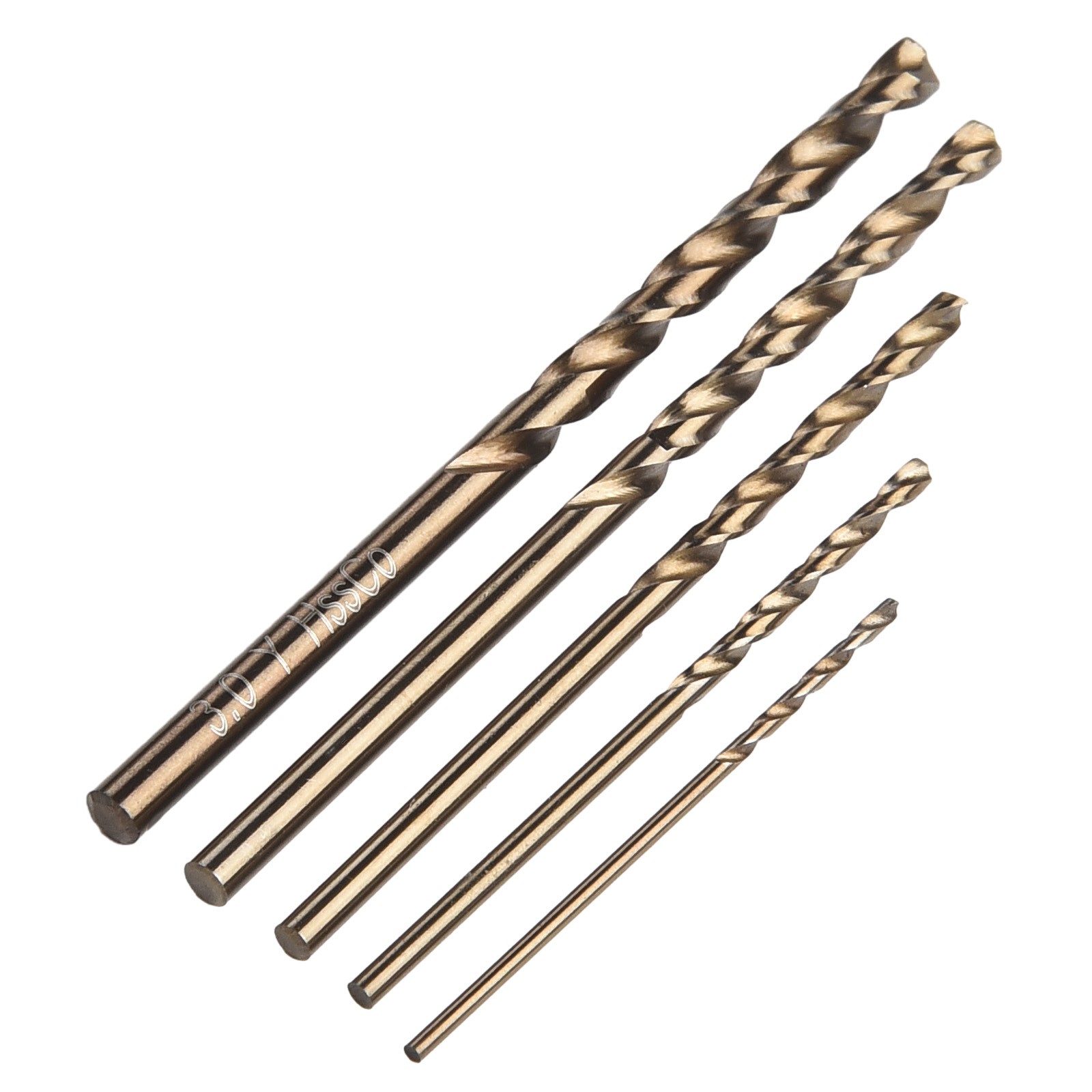 【specialthing】 1-3mm Cobalt Drill Bit 5pcs Per Set Handheld High Quality 5pcs Per Set 【Ready Stock】