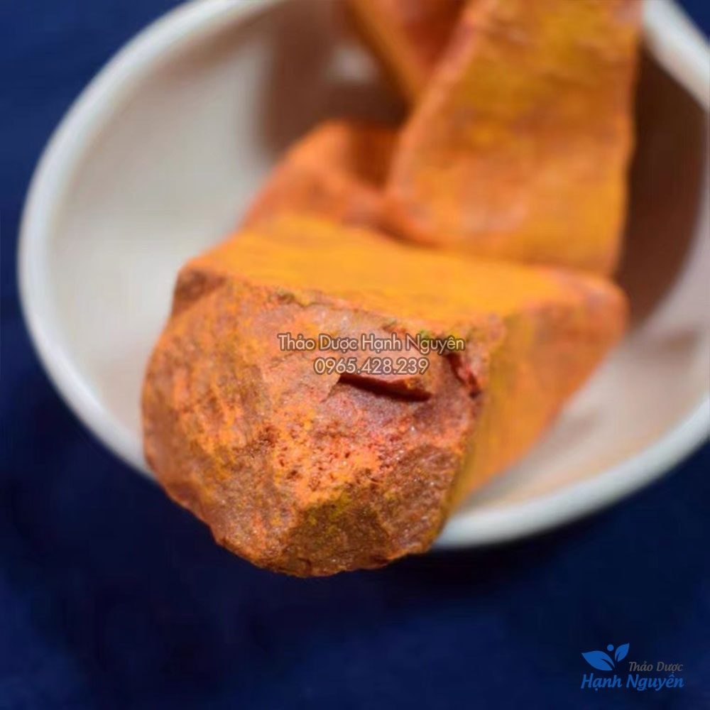 Đá hùng hoàng 100g (Hồng hoàng, hùng tín) - Thảo Dược Hạnh Nguyên