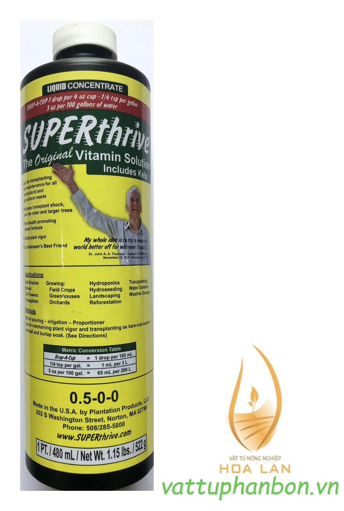 Phân bón kích rễ chồi super thrive bổ sung hoocmon - #565a# 480ml
