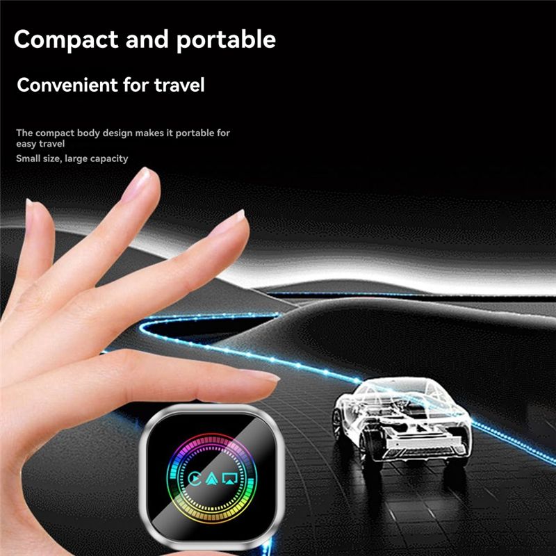 Airplay Wireless Carplay Adapter 3in1 Smart Android Auto USB Dongle Wired Plug and Play.