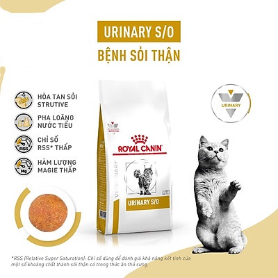 Hạt Royal Canin Urinary S/O Cho Mèo Sỏi Thận