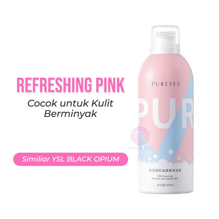 [READY JKT] MASKIN WHITENING BODY WASH PUREYES MILD CLEANSING FOAM