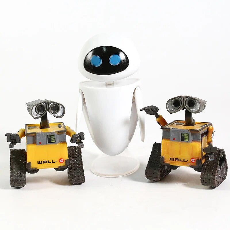 Wall-E Robot Wall E & EVE PVC Action Figure Collection Model Toys Dolls 6cm/10cm