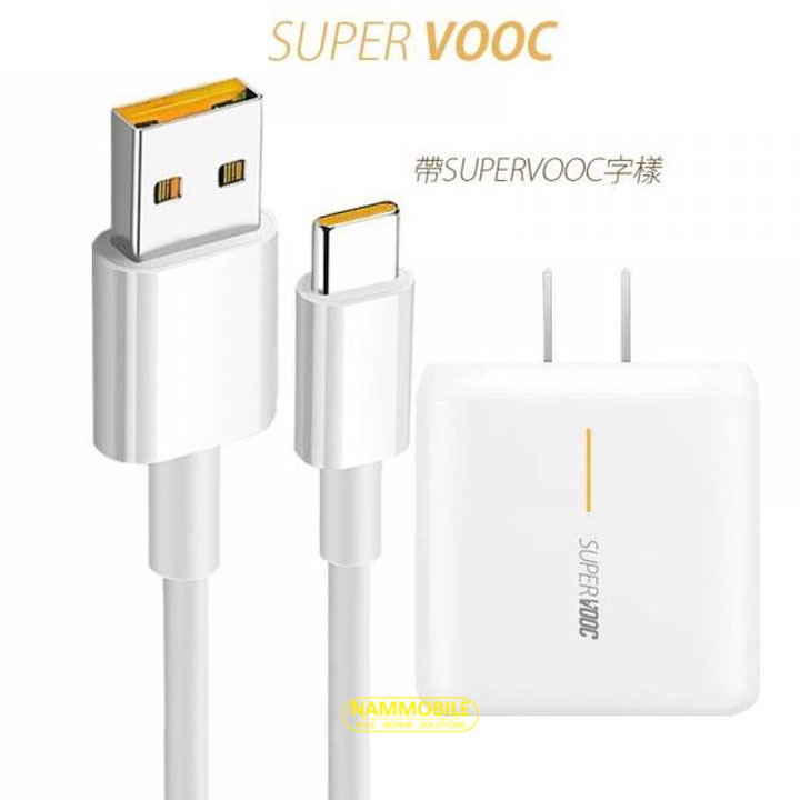 Bộ sạc siêu nhanh 65w oppo find x2 pro - reno ace và các dòng oppo đời cao super vooc