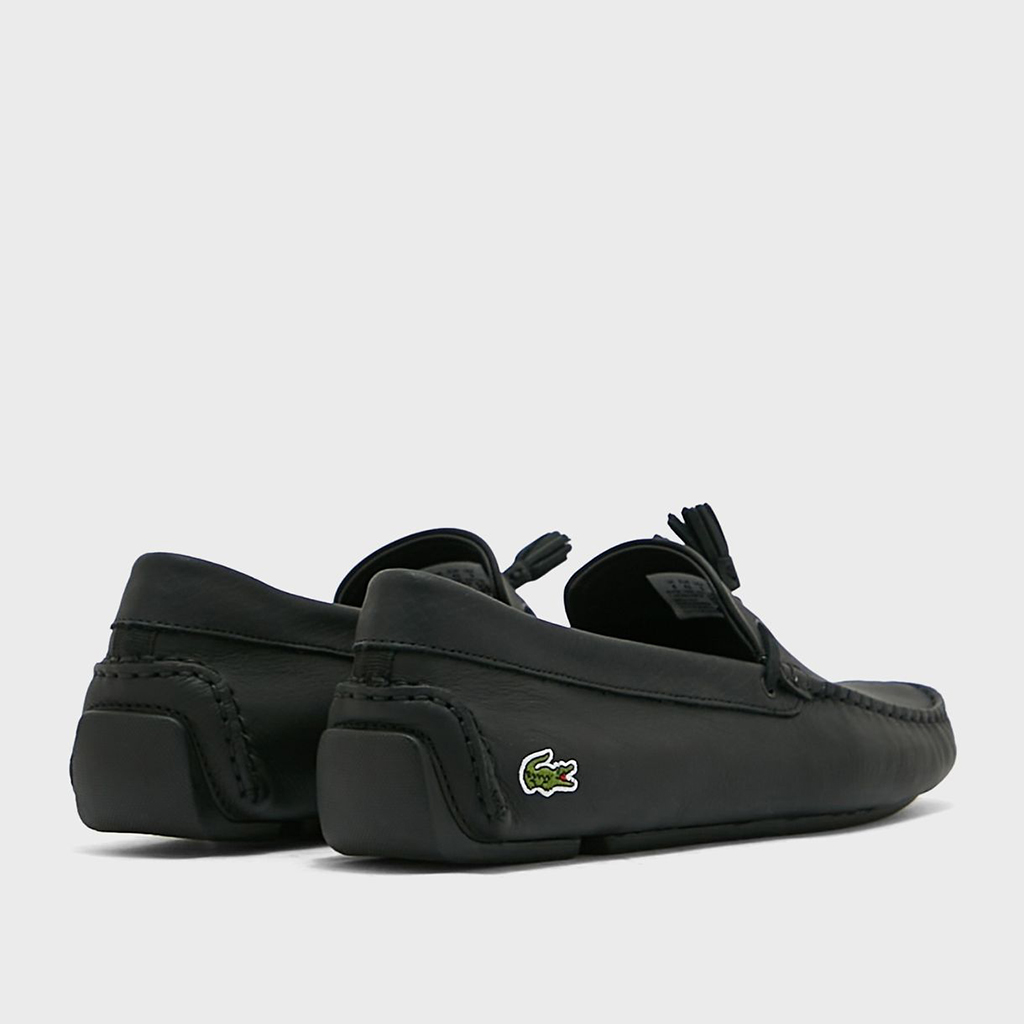 [FreeshipMAX] Giày lười nam Lacoste Piloter Tassel 0121 - Đen