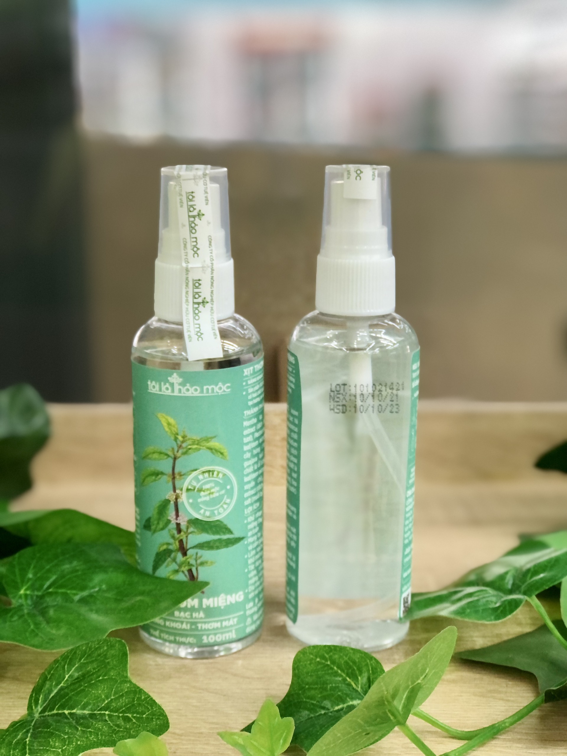 Xịt  Thơm Miệng Bạc Hà  ( Tôi Là Thảo Mộc ) - Chai 100ML