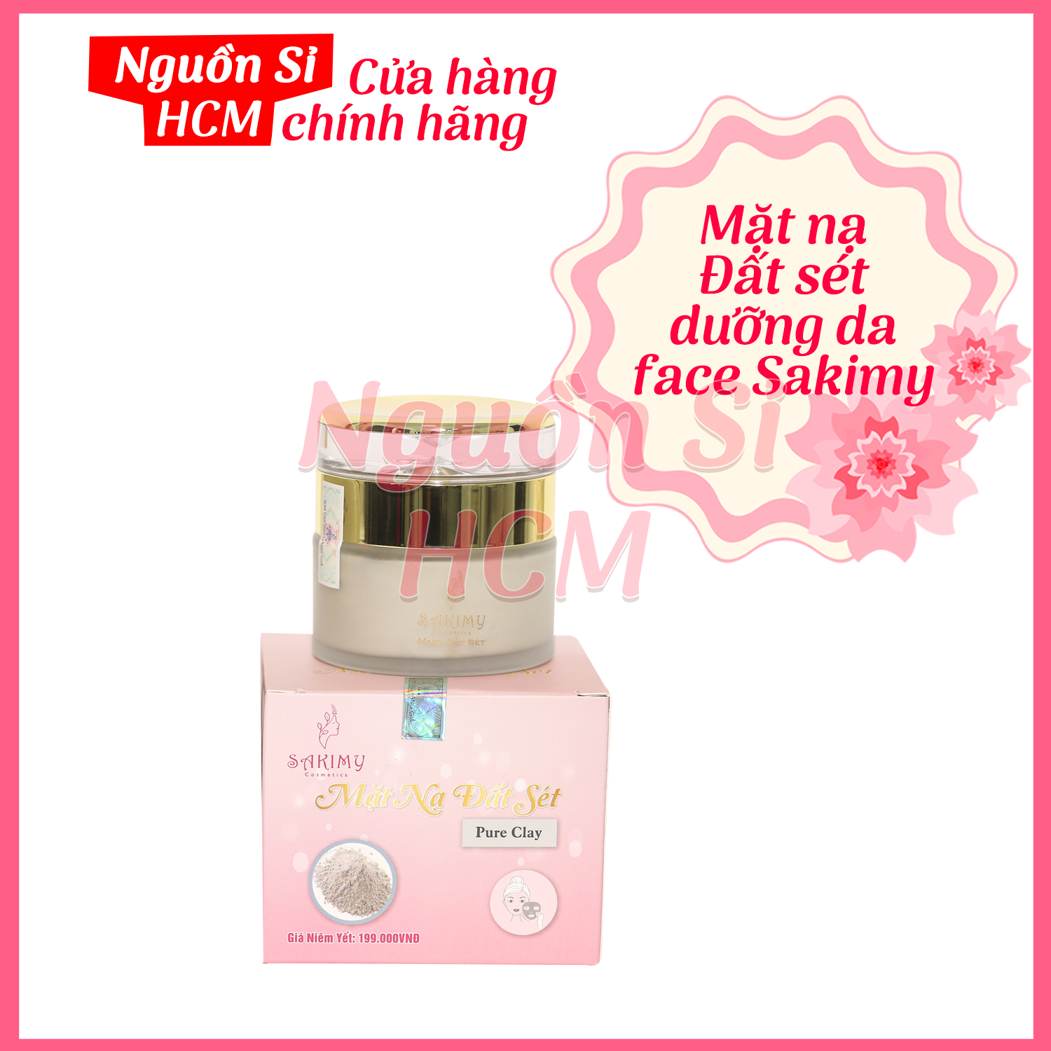 [HCM] Mặt nạ đất sét SAKIMY ( Mast đất sét) chính hãng